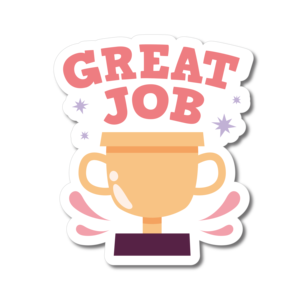 छात्रों के लिए प्रेरक स्टिकर शीट मुद्रण योग्य रंग उद्धरण - Product Image 1