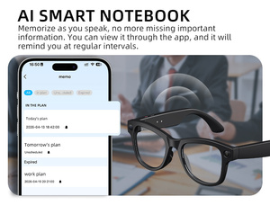 Lunettes intelligentes M02X Pro AI avec caméra 13MP, lunettes de visionnage intelligentes pour l'enregistrement vidéo, lunettes pour vlog immersif en première personne - Product Image 4
