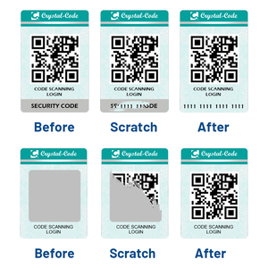 Tùy chỉnh dán Scratch Off nhãn Nhà cung cấp bạn có thể nhập khẩu trực tuyến - Product Image 4