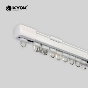 Riel Retráctil para Cortinas KYOK - Riel Resistente a la Oxidación de Fácil Instalación, Venta al Por Mayor - Product Image 4