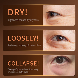 Crema de ojos antiarrugas reafirmante de primera calidad OEM Personalización de etiqueta privada línea fina reducción de elevación hidratante antihinchazón - Product Image 2