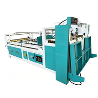 Plieuse-colleuse automatique manuelle pour deux pièces, machine à plier et coller des cartons de petite taille, plieuse-colleuse automatique pour boîtes en carton