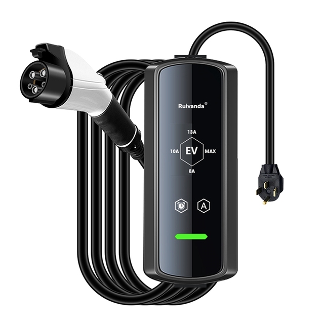 RUIVANDA Advanced Technology 3.5KW 7KW Portable EV Charger Hot Selling High Performance Electric Vehicles New Adjustable Current