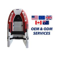 Bateau en aluminium gonflable de qualité supérieure avec ventre de bateau de radeau certifié CE bateau de pêche gonflable de Chine