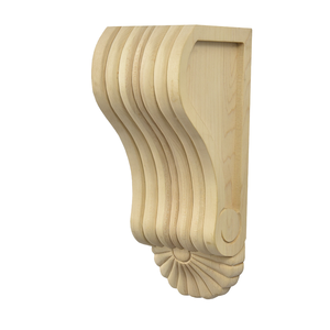 Soportes de Madera Tallados a Mano para Estantes de Armario, Soportes Ocultos de Madera para Gabinetes de Cocina - Product Image 1