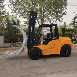 Картонный зажим вилочный погрузчик 5 тонн 6 тонн 7 тонн дизельный погрузчик с рулонным зажимом бумаги - Product Image 3