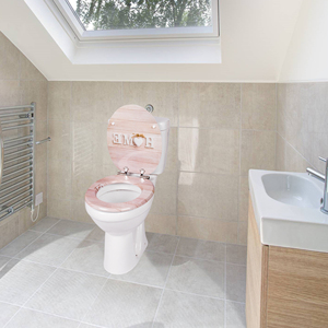 Siège de toilette rond moderne de haute qualité à fermeture douce en MDF et bois massif, certifié FSC, garantie 3 ans, OEM, vente en gros personnalisée - Product Image 5