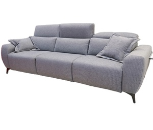 Ensemble de canapé d'angle de style européen en tissu violet foncé avec fauteuil pour salon canapé en bois d'hôtel combinaisons de couleurs canapé - Product Image 1