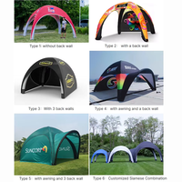Tentspace événement fête gonflable Air Gazebo auvent extérieur tente hermétique publicité dôme tente gonflable