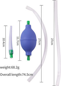 Оптовая продажа, синяя ирригатор для клизмы премиум-класса, безопасная и удобная медицинская и Анальная лампа - Product Image 2