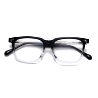 Monture de lunettes optiques en acétate unisexe, nouvelle collection 2023, style vintage rétro, fabrication artisanale, luxe, haute qualité, légères, anti-lumière bleue, avec étui