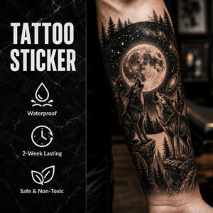 Autocollants de <span class=keywords><strong>tatouage</strong></span> personnalisés HF, panthère noire, papillon, <span class=keywords><strong>orchidée</strong></span>, fleur tropicale, décoration corporelle, <span class=keywords><strong>tatouage</strong></span> temporaire - Product Image 2