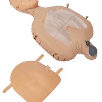 Simulador de RCP Inflable KyrenMed, Maniquí de Entrenamiento de RCP Portátil Mini, Modelo de Reanimación Cardiopulmonar