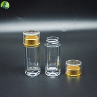 Logo personnalisable flacon de pilules en plastique acrylique de 30ml avec bouchon à vis pour emballage de vitamines et de produits pharmaceutiques