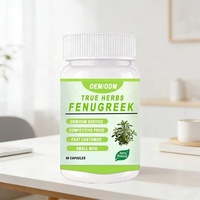Lytam OEM Biologique Marque Privée Conception Gratuite 98% Extrait de Graines de Fenugrec en Capsules Suppléments de Fenugrec 500mg Capsule de Fenugrec