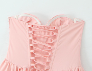 Nuovo Abito Femminile in Stile Europeo e Americano, Versatile e alla Moda, Senza Spalline <span class=keywords><strong>con</strong></span> Stecche in Acciaio - Product Image 4