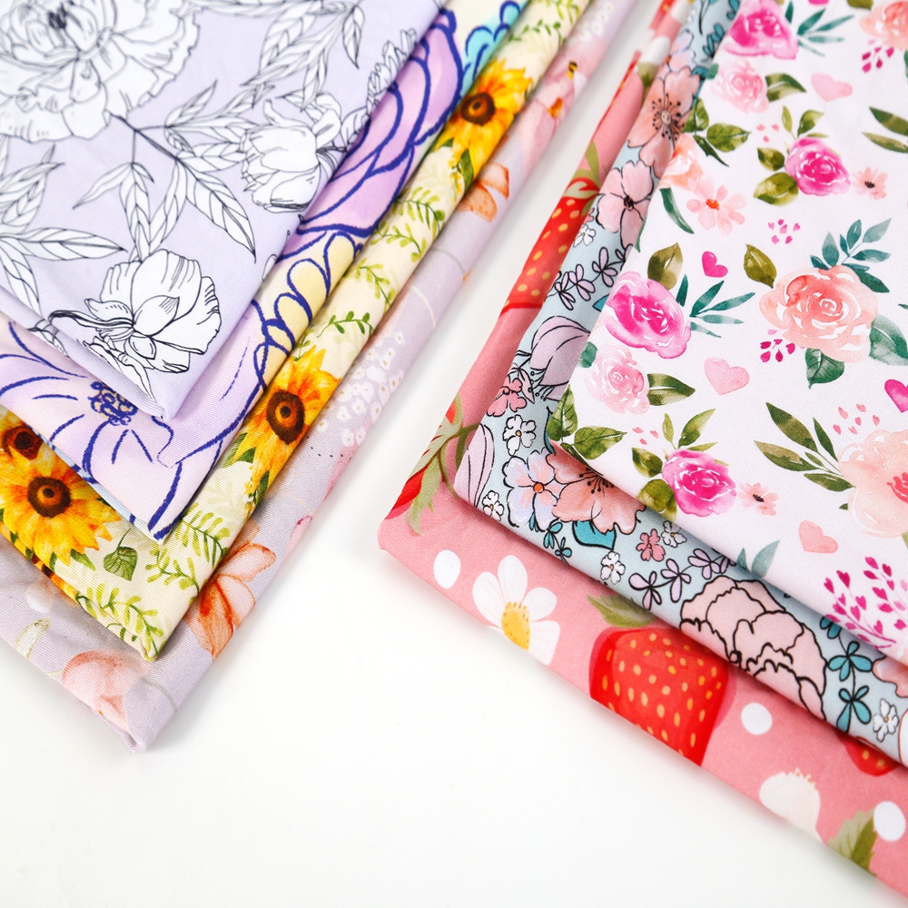 High-Quality Digital Print Bamboo Fiber Fabric for Girls and Boys' Dresses
