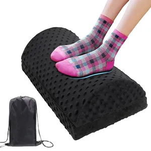 Sıcak satış yarım ay yastık ofis Footrest bacak ayak diz desteği bellek köpük yastık Bolster ayak istirahat yastığı altında