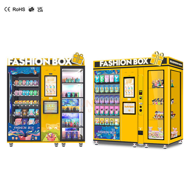 Best Seller Convenient Store Toys Vending Lucky Box Gift Mystery Blind Box Led Vending Machine With Showroom for Shopping Mall