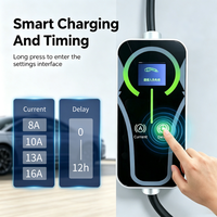 Chargeur de véhicule électrique mobile, nouveau chargeur portable embarqué pour VE 3,5 kW Type 2 / Type 1 / GB/T 16A 200-250V certifié UE Modèle AC1638