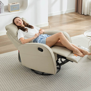 เก้าอี้ปรับเอนไฟฟ้าหนังโยกได้ ห้องนั่งเล่น ห้องนอน สำนักงาน รุ่น 5102 - Product Image 4