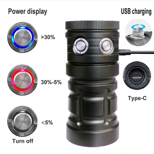 <span class=keywords><strong>2025</strong></span> mới không thấm nước 21700 có thể sạc lại pin 18000 lumens Scuba Diving ánh sáng dưới nước 100m lặn đèn pin - Product Image 5