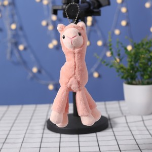 Porte-clés, adorable petite poupée, accessoire pour sac, sac à dos féminin, grand pendentif, alpaga réaliste en peluche, <span class=keywords><strong>jouet</strong></span> en peluche - Product Image 6