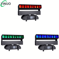 Yinuo Projecteur LED RVBW 9*40W à contrôle 500W, Wash Beam et Moving Head, pour scène, club, concert, fête, DJ