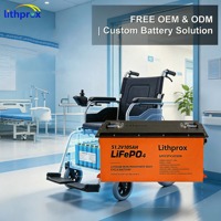 3-Rad-Scooter-Batterie 51.2V 105AH 150AH 200AH 5.38KWh 7.68KWh 10.24KWh Lithium-Eisenphosphat mit fortschrittlichem BMS und Vibrationsdämpfung