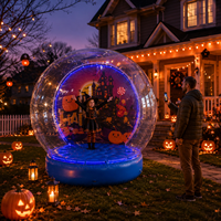 Borne photo gonflable en PVC étanche avec souffleur intégré pour Halloween, Noël, anniversaires et événements festifs