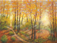 Peinture à l'huile réaliste personnalisée, faite à la main, représentant un paysage de la région natale (forêt, lac, montagne, côte), pour la décoration murale de la maison, de l'hôtel ou de la villa.