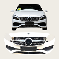 Mercedes-Benz Classe A W176 d'occasion – Ensemble de panneau avant de haute qualité avec calandre de pare-chocs à visser et feu stop – Ajustement universel