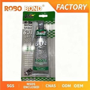 Adhésif Silicone RTV Gris <span class=keywords><strong>Bardo</strong></span> 650F Haute Température à Durcissement Rapide, Résistant aux Huiles et Liquides de Refroidissement, Mastic d'Étanchéité pour Fonte - Product Image 5