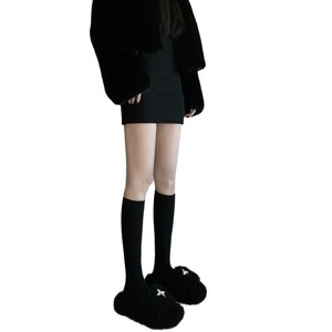 Calcetines hasta la rodilla para mujer, color sólido, fibra de poliéster, compresión transpirable, clase 1, talla juvenil W2457 - Product Image 4