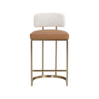 Tabourets de comptoir de bar minimalistes modernes Tabourets de cuisine en cuir avec pieds hauts et dossiers pour la maison Chaises de bar avant