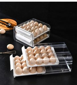 Multifunctional Household Egg <b>Storage</b> Drawer Style Preservation <b>Box</b> for Kitchen Convenient Refrigerator <b>Storage</b> Solution - Product Image 4