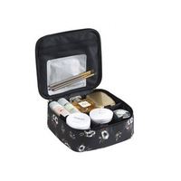 Sac de toilette grande capacité pour femme, étui à pinceaux de maquillage de voyage avec fonctions de rangement pour la salle de bain