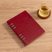 Carnet en cuir réutilisable de qualité supérieure - Agenda personnalisé à spirale, carnet d'écriture de haute qualité, carnet d'affaires A5, option cadeau