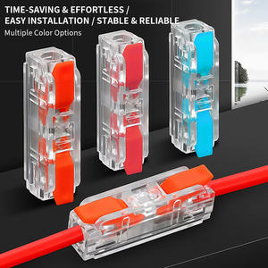 Компактный пресс-коннектор для проводов: прозрачная клеммная колодка «один вход — один выход» для быстрого соединения - Product Image 3