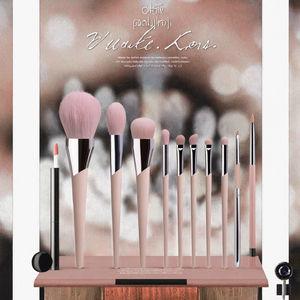 Набор кистей для макияжа DailyQueen: 19 предметов, розовые, синтетический ворс, деревянная ручка, профессиональные кисти для теней, бальзама для губ, консилера - Product Image 2