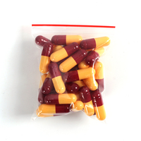 Bon marché Capsules dures d'amidon pur végétarien Taille 000 00 0 Capsules HPMC vides rouges et jaunes