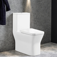 WC en céramique de couleur blanche, vente en promotion, chasse d'eau Tornado, prix économique, sanitaire, à poser au sol, WC en céramique, WC certifié CUPC