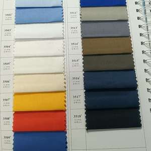 Tissu en coton sergé <span class=keywords><strong>Lot</strong></span> de stock <span class=keywords><strong>teint</strong></span> solide Tissu noir brossé Vêtements de travail Tissu uniforme - Product Image 4