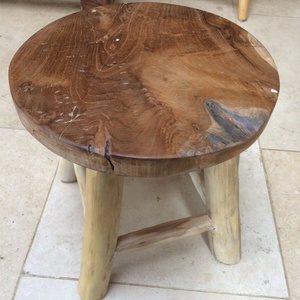 Beau <span class=keywords><strong>tabouret</strong></span> rustique fait à la main/traite en bois dur/Shabby Chic robuste - Product Image 2