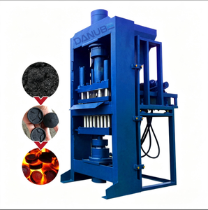 Máquina hidráulica de alta resistencia para fabricar bloques de briquetas de carbón para el procesamiento de residuos de biocarbón y combustible sólido - Product Image 1