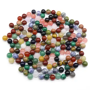 agate crystal semi-precious agate nonporous beads loose beads diy stone jewelry material 12MM nonporous beads