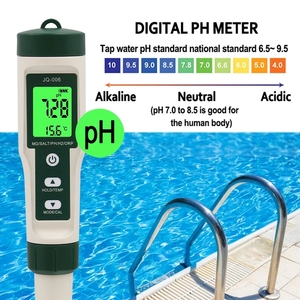 Nuevo Medidor de Calidad del Agua 10 en 1, Pluma Medidora de <span class=keywords><strong>PH</strong></span>/TDS/EC/SAL/TEMP/S.G/ORP/H2/Fertilidad/Resistividad para Acuarios y Piscinas - Product Image 6