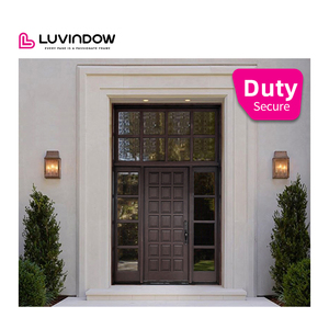 Puerta Francesa Exterior <span class=keywords><strong>de</strong></span> Aluminio y Madera <span class=keywords><strong>de</strong></span> Diseño Moderno y Simple, Estilo Abatible con Clase - Product Image 5