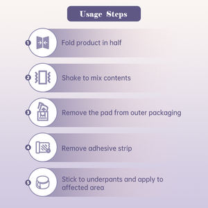 حزم الثلج العجان بعد الولادة قابلة لإعادة الاستخدام حزم جل العلاج البارد الساخن للشفاء وتخفيف مهدئ - Product Image 4