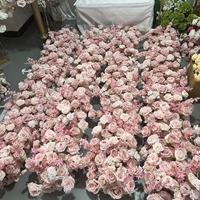 IFG Bloemendesign Benodigdheden Prachtige 2,4m lange roze bloemenloper voor bruiloft, huis, kantoor, hotel, wanddecoratie